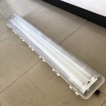 Explosion-proof and anticorrosive plastic fluorescent lamp can be equipped with emergency 2*18W 