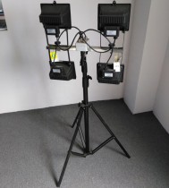 Portable lifting light Tripod emergency lights Telescopic floodlight working lamp 