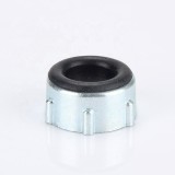 Galvanized steel pipe guard mouth Protective sleeve for threading pipe Explosion-proof cover buckle Metal cap 