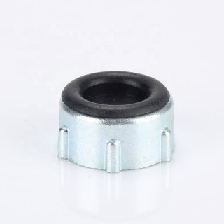 Galvanized steel pipe guard mouth Protective sleeve for threading pipe Explosion-proof cover buckle Metal cap 
