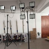 Portable lifting light Tripod emergency lights Telescopic floodlight working lamp 