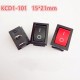 15 * 21 mm The little switch Ship type power switch Boat type warped panel power switch LCD TV power supply boat switch 