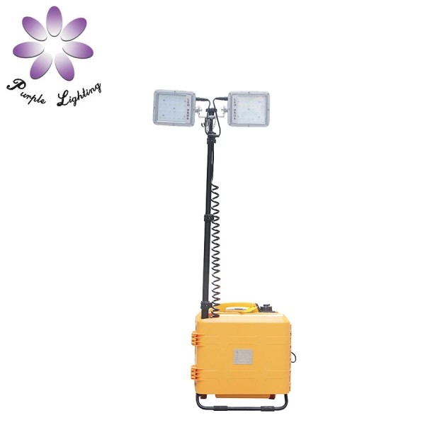 Wide coverage Lift Floodlights Tower signal light electric for construction work