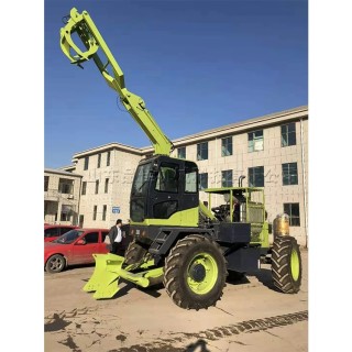 Large and medium-sized sugarcane loader Hydraulic traveling three wheel sugarcane harvester Self propelled rotary sugarcane pick