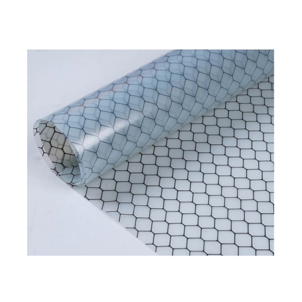 Anti-static clear grid PVC Curtain film for clean room PVC film rolls