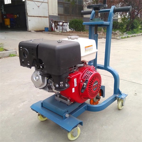 Slotting machine Road works pavement Slotting machine gasoline Hand push Depth adjustable