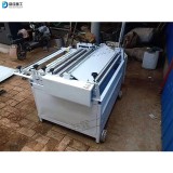 Oil drum iron sheet regeneration equipment in metal recycling plant Double roller oil barrel flattening machine Electric paint b