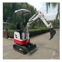 Mini excavator equipment Crawler construction bulldozer Multifunctional small excavator with shed