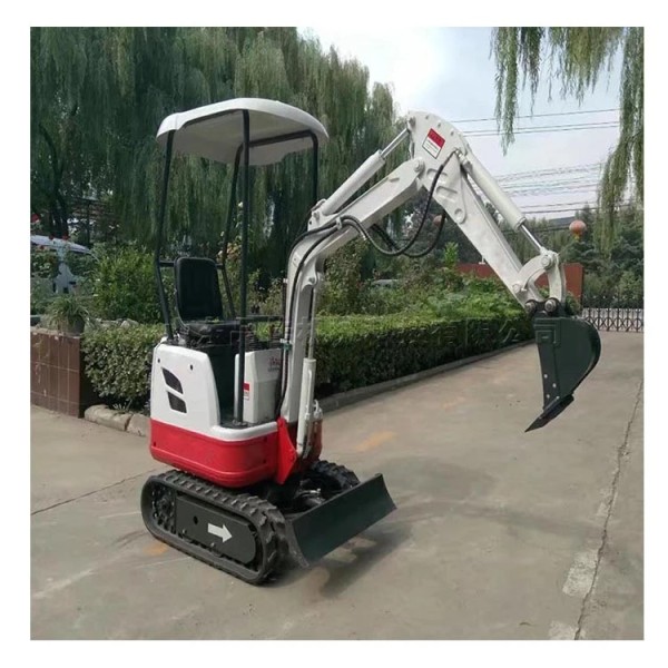 Mini excavator equipment Crawler construction bulldozer Multifunctional small excavator with shed