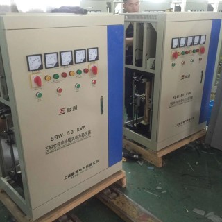 Three phase high power power voltage regulator SBW-50KVA Full automatic compensated voltage regulator SBW-80KVA