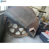 Crawler crusher for construction in complex terrain Remote control all terrain excavator Small orchard disc ditching machine