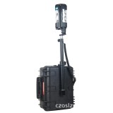 portable Mobile lighting system 360 degrees Panoramic lighting Intelligence remote control Lifting box lamp Emergency lamp