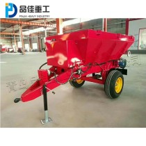 Tractor supporting large fertilizer spreader Farm Organic Manure Fertilization vehicle Double plate organic fermentation fertili