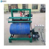 Waste oil drum rolling shear Can body sheet iron roller shaft flattening machine Drum cap cutter Three in one oil drum equipment