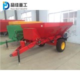 Tractor supporting large fertilizer spreader Farm Organic Manure Fertilization vehicle Double plate organic fermentation fertili
