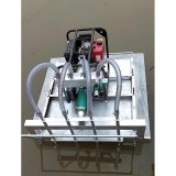 Gasoline powered ship type lotus root digging machine Lotus root horseshoe aquatic crop harvester Diesel drum type lotus picking