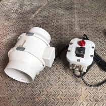 Explosion-proof pipeline fan Environmentally friendly plastic fan with adjustable three gears