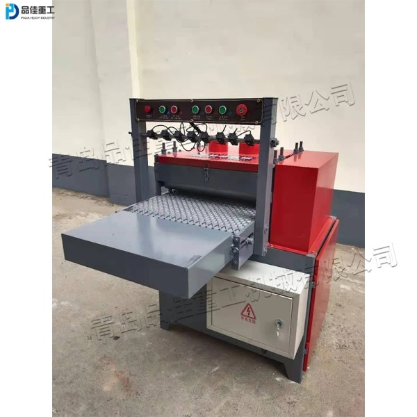 Crawler type woodworking lath edge cleaning saw multi blade saw Full automatic infrared edging saw Wood board sawing machine