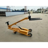 Manual portable oil drum carrier Forklift truck for convenient handling of oil drums Multi model oil drum elevator