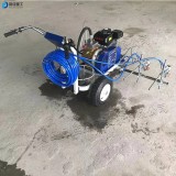 Road cold spray double gun marking tool Portable marking equipment for parking space in community Marking machine for wharf and