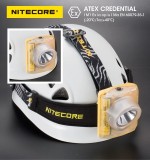 NITECORE EH1 260 lumens IP68 ATEX explosion proof led cordless mining headlamp