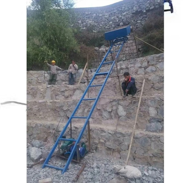Lifting machine 2 ton sand crane Slope use Track hoist Sand hoist portable Mobile elevator