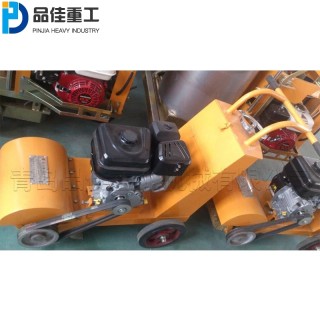 High pressure road sweeper Hand push gasoline sweeper Roller brush stepless speed regulating road marking clearing machine