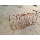 Small steel bar arc bending machine Bridge tunnel culvert building round steel bending machine Double wheel drive bending machin