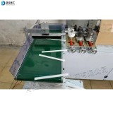 Custom packaging machine for coffee mixing stick Computer controlled coffee stick wrapping machine Straw automatic bundling equi
