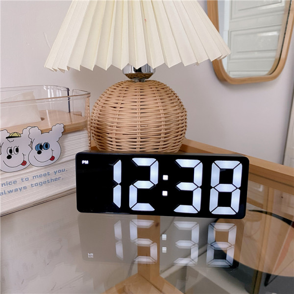 Smart LED Clock Bedside Digital Alarm Clocks Desktop Table Electronic Desk Watch Snooze Funtion USB Wake Up Alarm Clock Digital