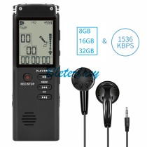 8GB/16GB/32GB Voice Recorder USB Professional 96 Hours Dictaphone Digital Audio Voice Recorder With WAV,MP3 Player