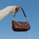 Crocodile Pattern Leather Crossbody Bag for Women Fashion Small  Handbags Luxury Design Ladies Clutch Purse Shoulder Bag
