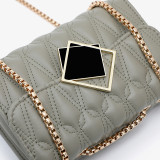 PU Leather Shoulder Bag for Women 2021 Simple Luxury Solid Color Crossbody Bag Ladie Design Fashion Handbag and Purses