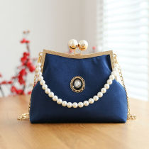 Pure Handmade Beads Hand Women's Handbags Purses Bags Shell Lock Chain Women Shoulder Bags Bag free shipping