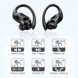 Lenovo LP75 Sports Bluetooth Earphones with Mics Bluetooth 5.3 Wireless Headphones HiFi Stereo Wireless Earbuds