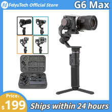 FeiyuTech Official G6 Max 3-Axis Handheld Gimbal Stabilizer for Mirrorless Pocket Action Camera Sony ZV1 Canon GoPro 8