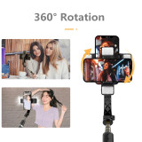 COOL DIER New gimbal Handheld stabilizer cellphone Video Record phone Gimbal stabilizer With Led Fill Light For Smart phone