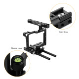 Andoer Video Accessories Full Frame Camera Cage +Top Handle Base Aluminum Alloy Camera Case Bracket  Filmimaking for S1H Cameras