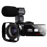 VENIBORY 2021 4K Video Camera 48MP 18X Digital Zoom Camera For Vlogging Youtube 10 Reflectors 3.0 Degrees Video Camera