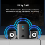 USB Home Theater System BLUETOOTH Combination Computer Speakers Bass Stereo Music Player Subwoofer Sound Box For PC Phones