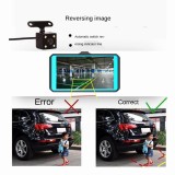 VENIBORY 2022  4-inch Touch Screen Dash Cam HD Night Vision 1080p DUAL MIRROR Vehicle Driving DVR Parking Monitoring