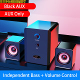 USB Home Theater System BLUETOOTH Combination Computer Speakers Bass Stereo Music Player Subwoofer Sound Box For PC Phones