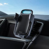Baseus Car Phone Holder For iPhone 11 Pro Max 15W Qi Wireless Charger For Xiaomi Redmi Note 8 Pro Fast Wireless Charging Holder