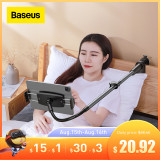 Baseus Phone Holder 360 Rotating Long Arm Lazy Holder For Phone Tablet Desktop Bed Clip For IPhone 11 12 13 Pro Max Xiaomi Ipad