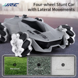 JJRC Q92 2.4G Remote Control Stunt Car with Music and Light 4WD RC Cars Simulation Exhaust Spray 1:24 Vehicle Toys Drift Car