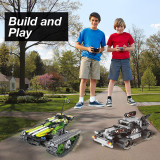 High-Tech RC Car building Blocks 3 in1 Tracked Stunt Car DIY Assemble RC Robot Racing Car Bricks blocks Set Toys for children