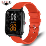 LIGE 2021 New Smart Watch Men Full Touch Screen Sport Fitness Watch IP67 Waterproof Bluetooth For Android ios smartwatch Women