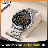 LIGE 2022 New Smart Watch Men Bluetooth Call Watch IP67 Waterproof Sports Fitness Watch For Android IOS Men Smart Watch 2022+Box
