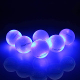 6Pcs Glow In The Dark Light Up Luminous LED Golf Balls For Night Practice