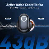 Baseus Bowie WM05 ANC Wireless Earphone Hybrid 43dB TWS Earbuds 4-mics Noise Cancellation Earphone Bluetooth 5.2 HiFi Headphone